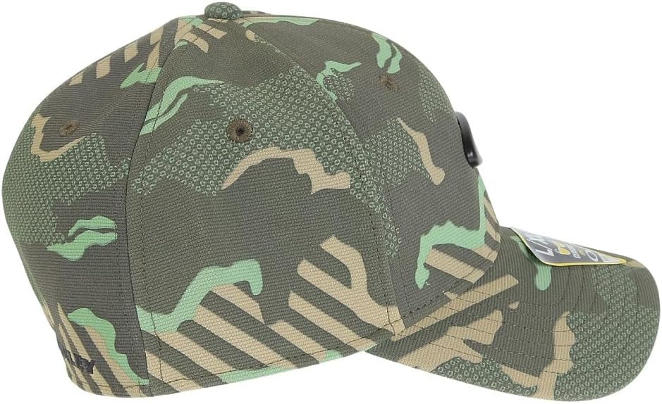 Oakley Herren Tincan Cap S Grüne Streifen/Griff-Tarnmuster, S Grüne Streifen/Griff-Tarnmuster