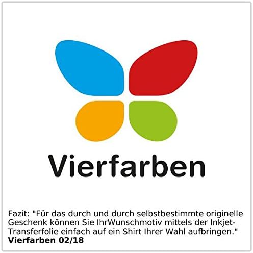 Your Design T Shirt Folie: 32 T-Shirt Transferfolien für weisse Textilien A4 Inkjet (Transferpapier,