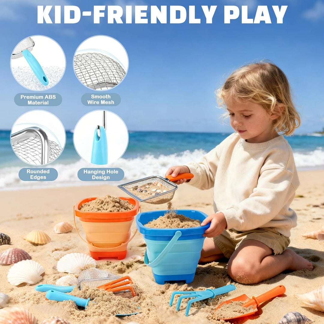 Dreamon Sandspielzeug Sandkasten Spielzeug Kinder 3 4 5 Jahre Strandspielzeug Kinder Mit Faltbarer E