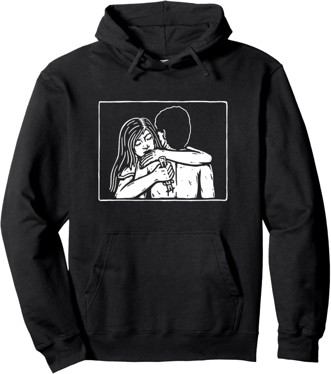 Trust No One Aesthetic Soft Grunge E-Girl Teen Girls Women Pullover Hoodie