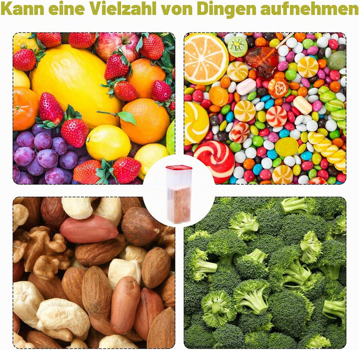 Brotbehälter mit Deckel, Brotaufbewahrungsbehälter, Sandwichhalter, Brotaufbewahrer, Brotträger, Auf