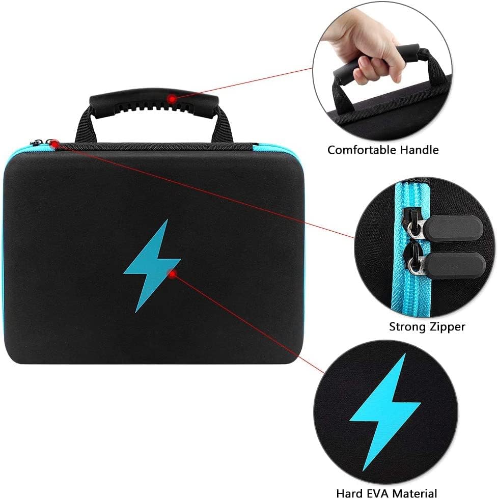 Batteriebox Tragetasche Aufbewahrungsbox für Batterieorganisator mit Batterietester (BT168), Tasche