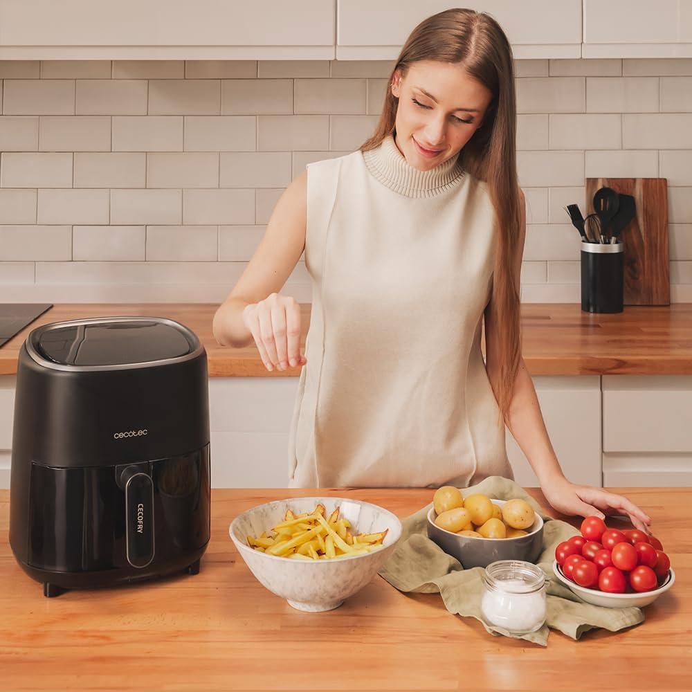 Cecotec Heissluftfritteuse ohne Öl, 3,5 L Cecofry Fantastik 3500. Air Fryer. 1200 W, Digital, Touch,