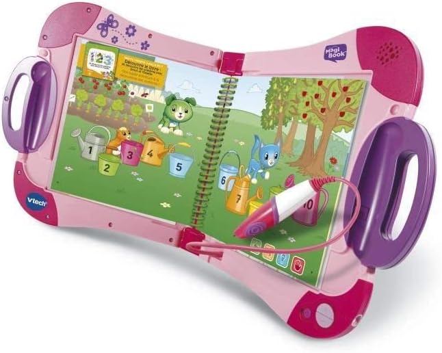 VTech – 602155 – MagiBook Starter Pack, Rosa (französischsprachig), Rosa