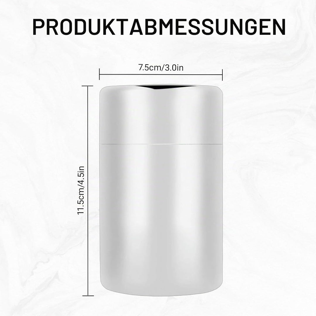 Kaffeebohnenbehälter,Vorratsdose 400 Ml Edelstahl Dose ， Portable Sealed Tea Leaf Storage Jar Canist