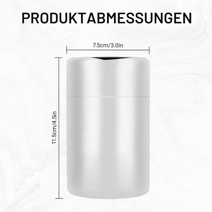 Kaffeebohnenbehälter,Vorratsdose 400 Ml Edelstahl Dose ， Portable Sealed Tea Leaf Storage Jar Canist