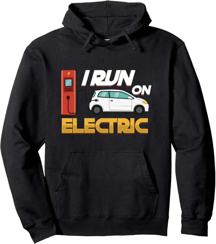 Fahren Energie Elektromobilität Elektro Fahrzeug Geschenk Pullover Hoodie