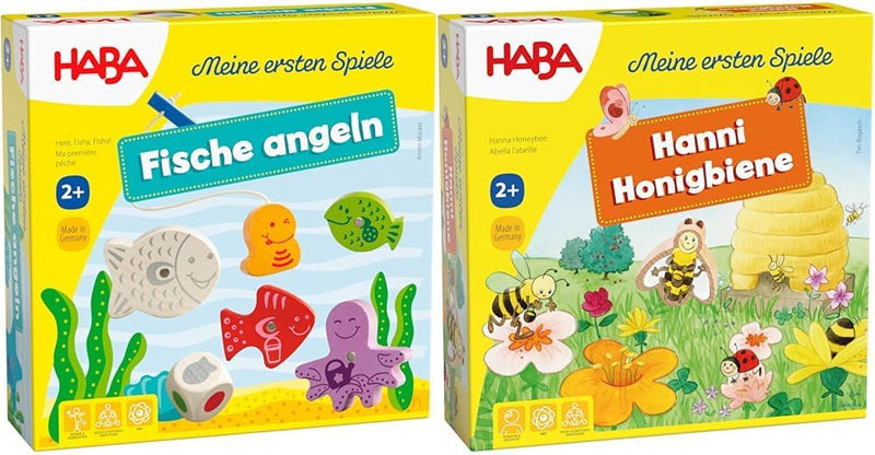 HABA 4983 - Meine ersten Spiele Fische Angeln & 301838 - Meine ersten Spiele Hanni Honigbiene, koope