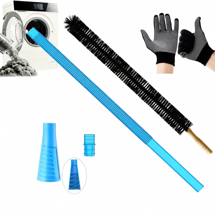 Wäschetrockner-Entlüftungsreiniger-Set, kompatibel mit allen Staubsaugern, inklusive Staubsaugerschl