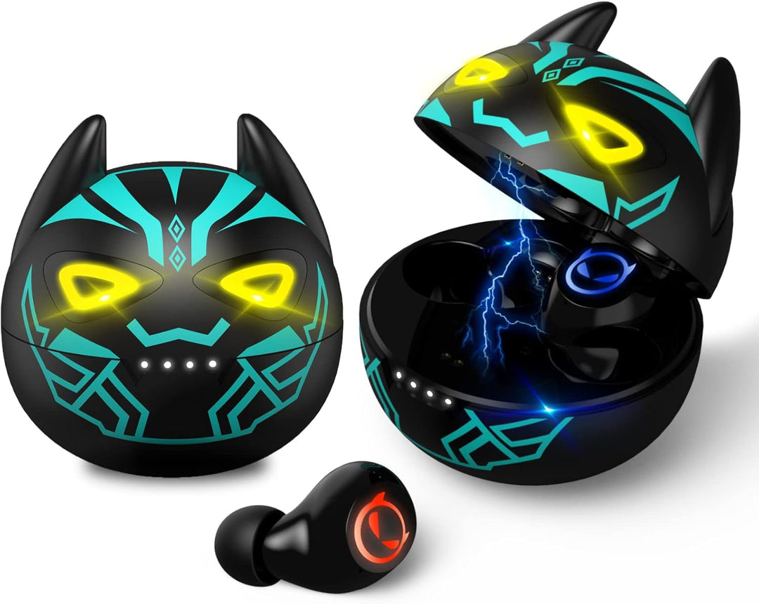 Bluetooth Headphones in Ear, Cute Headphones Wireless with Microphone and Charging Case, 32H Playtim