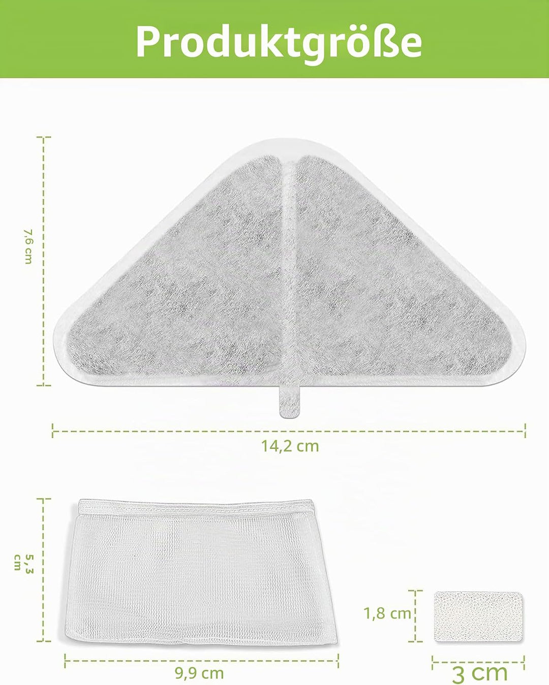 Katzen-Wasserbrunnenfilter für SIBAYS 5-lagiges Filtersystem, 7,5 l, Haustier-Wasserbrunnen, Katzenb