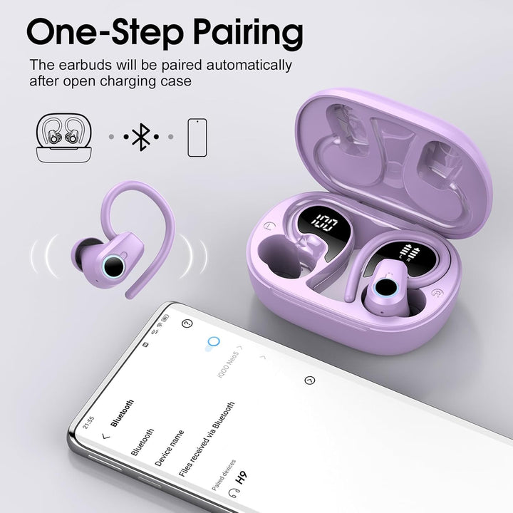 Bluetooth Kopfhörer Sport, 2026 Kopfhörer Kabellos Bluetooth 5.3 In Ear mit 6 ENC Noise Cancelling M