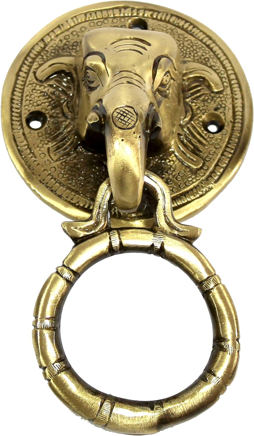 eSplanade Zahlungs-Management Bronzepferdekaninchen-Ren-Elefantklopfer Elefant Golden, Elefant