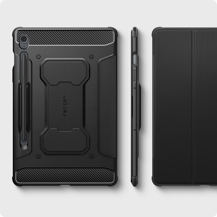 Spigen Rugged Armor Pro Hülle Entwickelt für Samsung Galaxy Tab S10 Lite (2025) / S9 FE (2023) - Sch