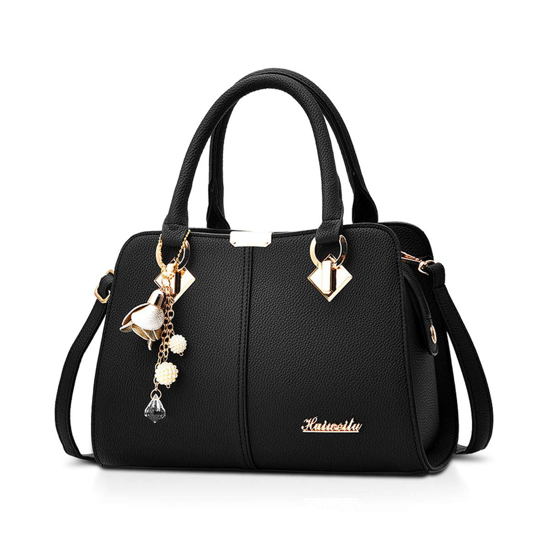 NICOLE & DORIS Damen Handtasche Mittelgross Elegant Handtaschen Mode Umhängetasche Henkeltaschen PU