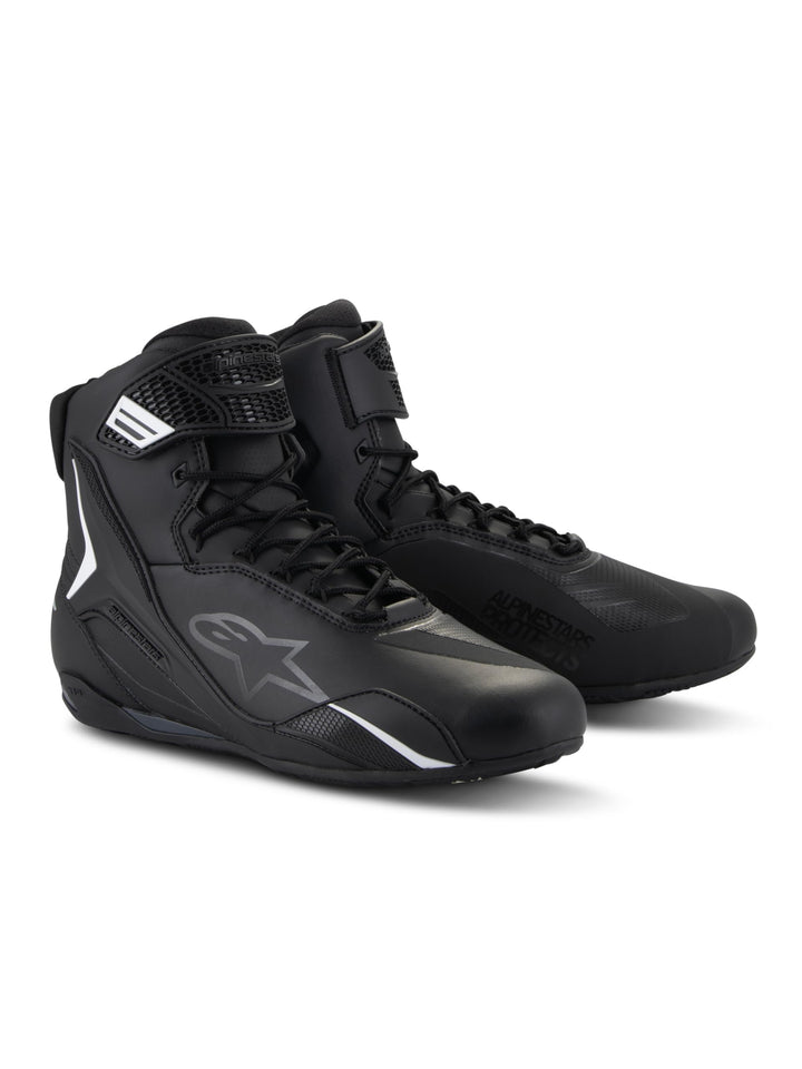 Alpinestars Faster-4 Motorcycle Shoes, Lightweight & Breathable, Seamless Knitted Construction & Adv