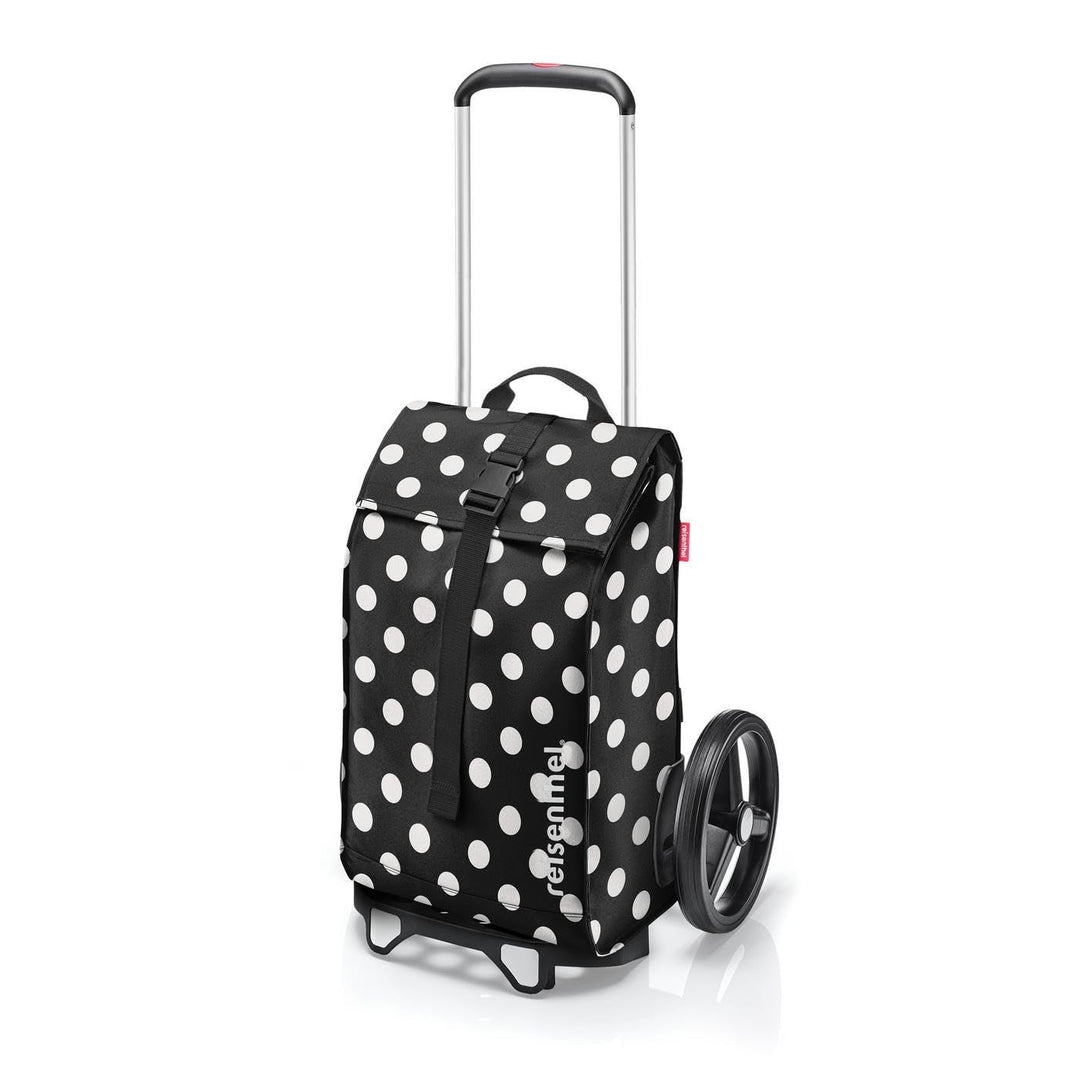 reisenthel Citycruiser dots White – Praktische Einkaufstasche mit Mehreren grossen Fächern als Troll