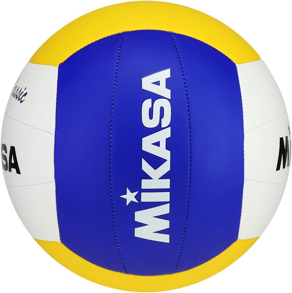 Mikasa VX20 Beach Classic Volleyball, Weiss Single, Single