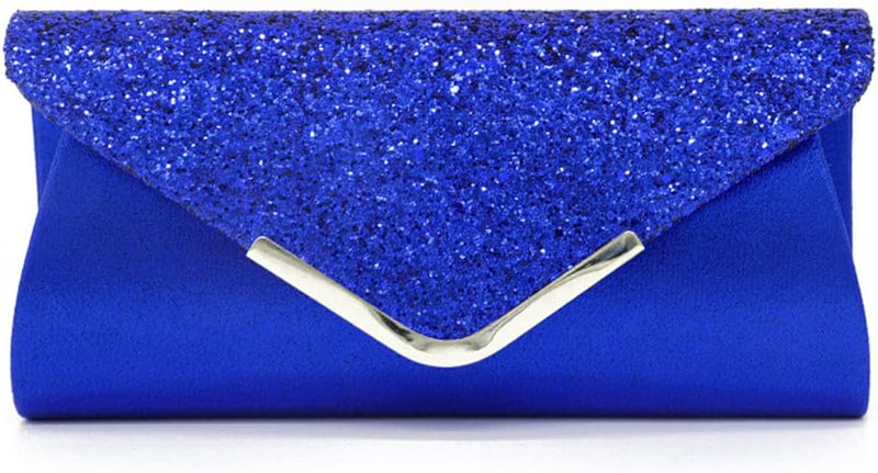 CORIOS Damen Clutch Tasche Envelope Abendtasche Pailletten Henkeltasche Glitzer Hochzeit Brautbörse