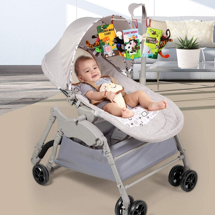 beiens baby spielzeug 0 6 monate,3 Stück quiet book knisterbuch stoffbuch fühlbuch baby buch kinderw