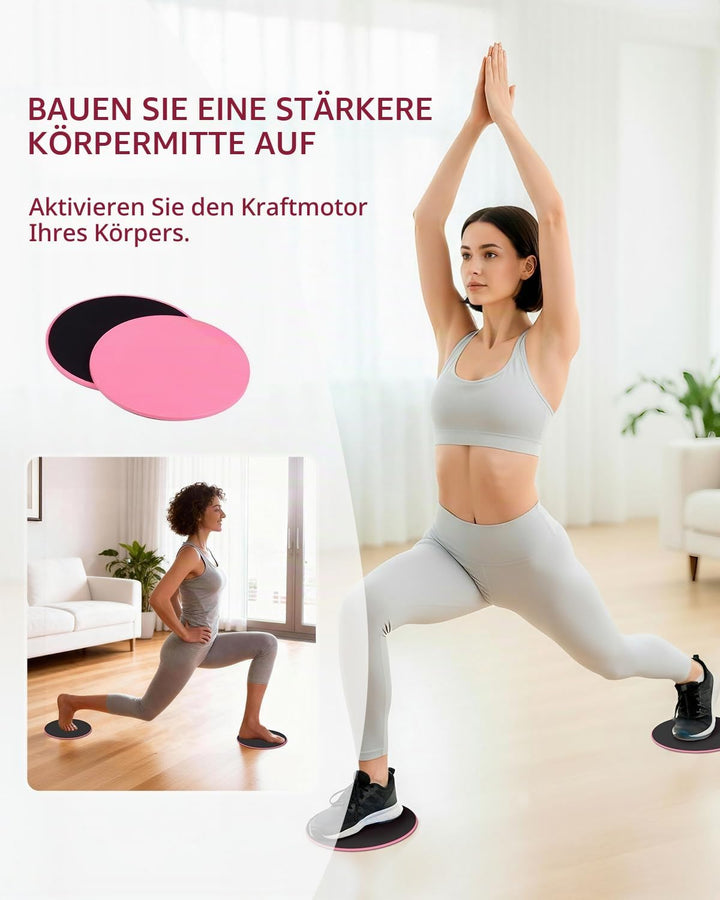 Abahub Pilates Ring Set, 35CM Magic Circle, 25CM Mini Ball,5er Set Fitnessbänder,Yoga Socken,Gleitsc