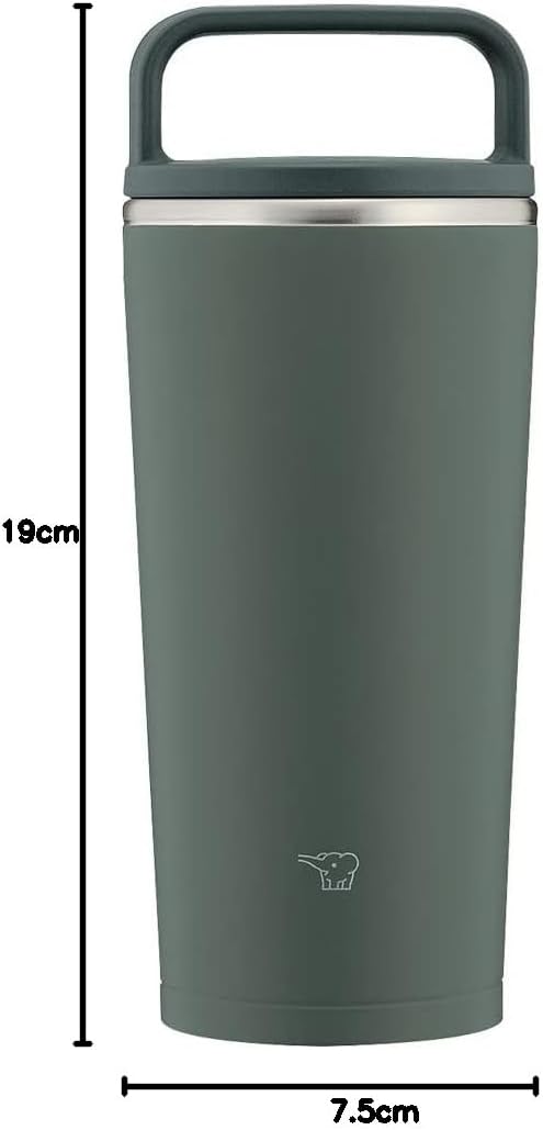 Zojirushi SX-JA30HM Edelstahl-Transportbecher, 325 ml, Waldgrau 11-Ounce Waldgrau, 11-Ounce Waldgrau