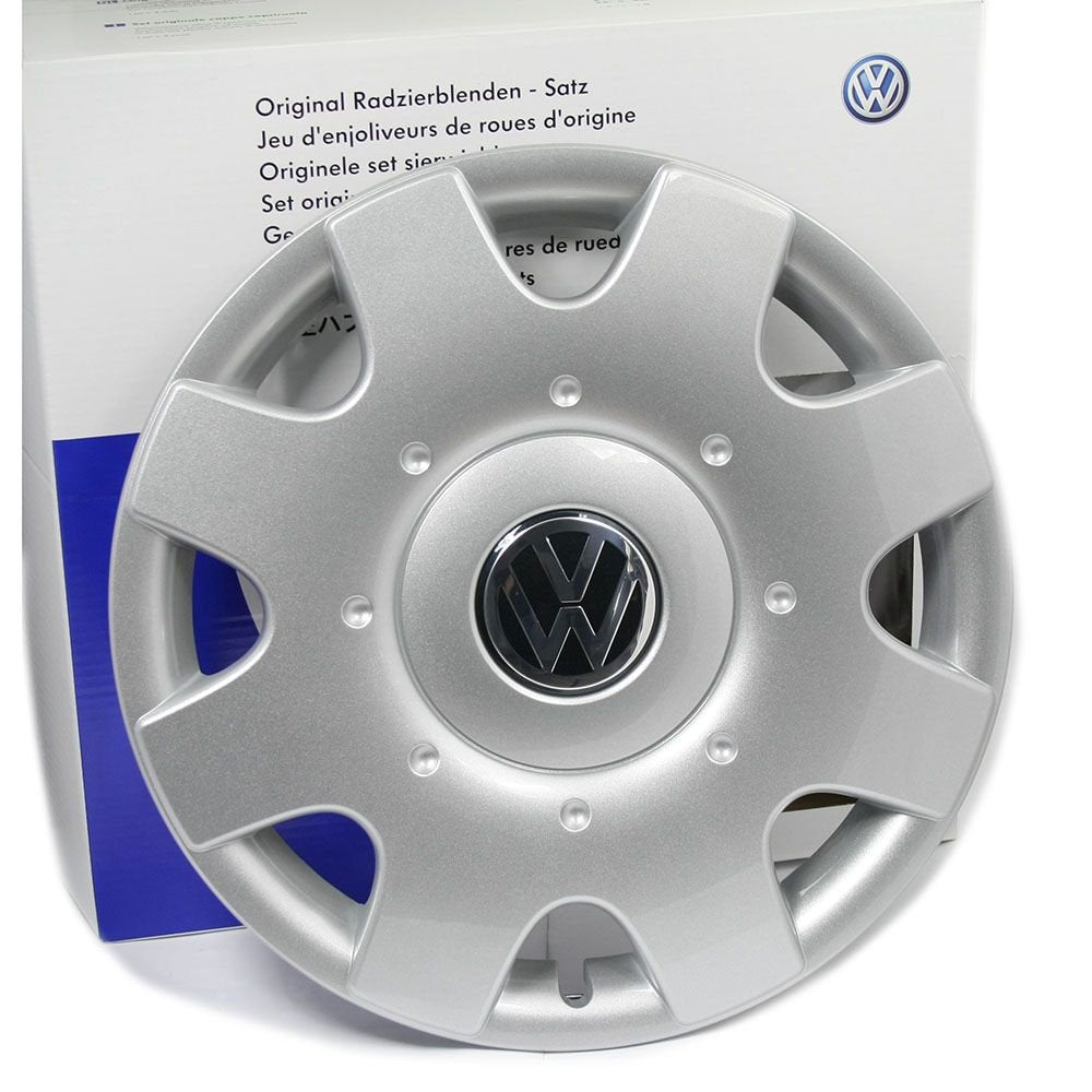 Original VW Radkappen (4 Stück) Komplettsatz 16 Zoll Radzierblenden Golf Touran Jetta Sportsvan Cadd