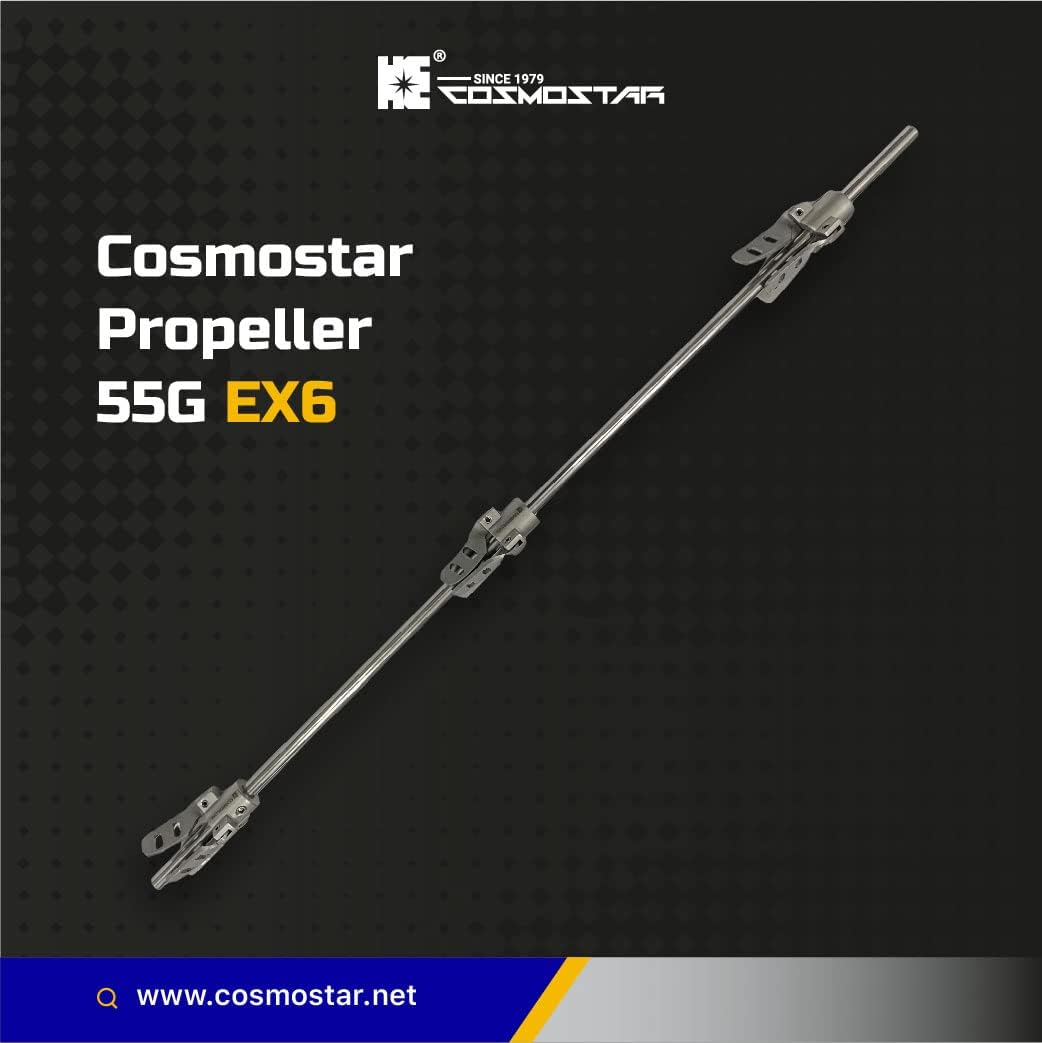 COSMOSTAR Edelstahl Rührmischer mit ausziehbaren Flügeln, 208 Liter / 55 Gallonen Farbmischer Rührpr