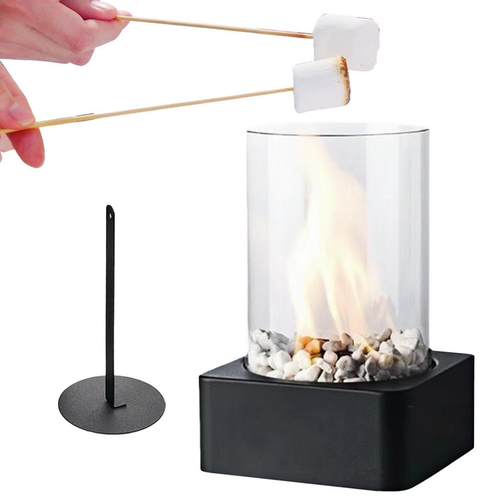 Tischfeuerstelle Mini Ofen Brenner, 29 X 16 cm Tischkamin Für Den Innenbereich, Tragbarer Standkamin