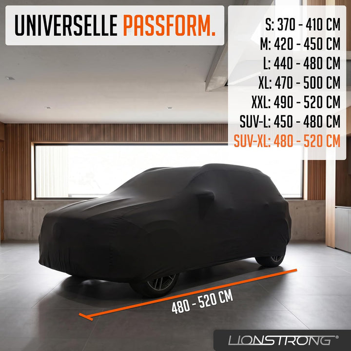 LIONSTRONG® Autoabdeckung Innenraum [HOCHWERTIGER Stoff 220 G/M²] - SUV-XL 7) SUV-XL, 7) SUV-XL