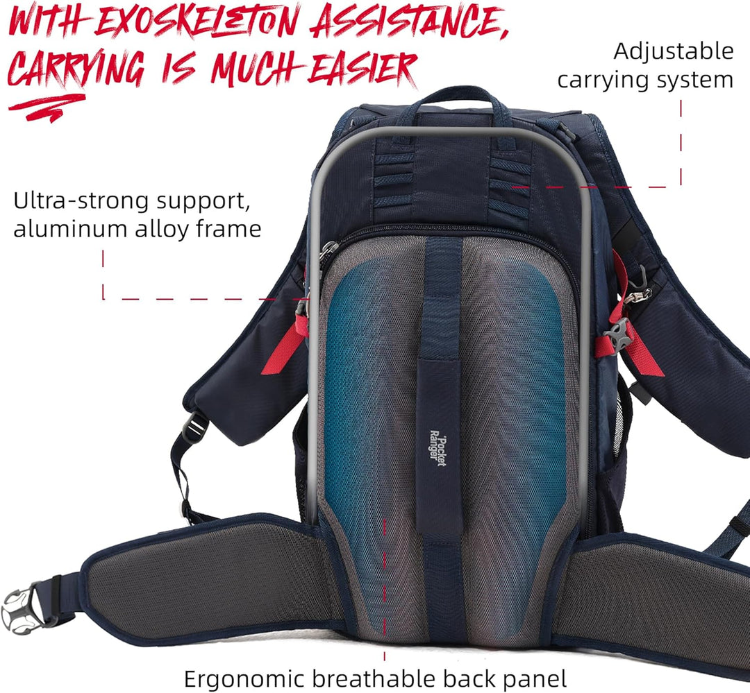 VSGO Pocket Ranger Kamera Tasche, Outdoor Kamera Rucksack mit faltbarem Futter spiegellose/DSLR Kame