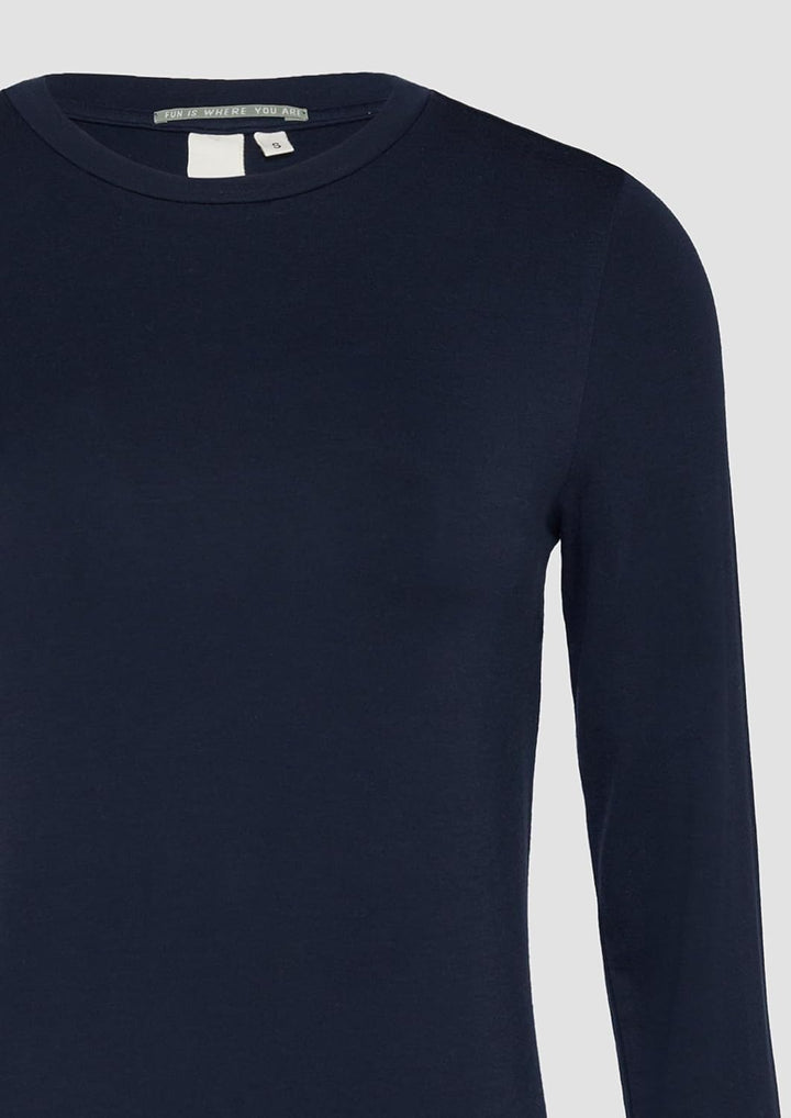 QS Weiches Longsleeve aus Lyocellmix XXL 5872, XXL 5872