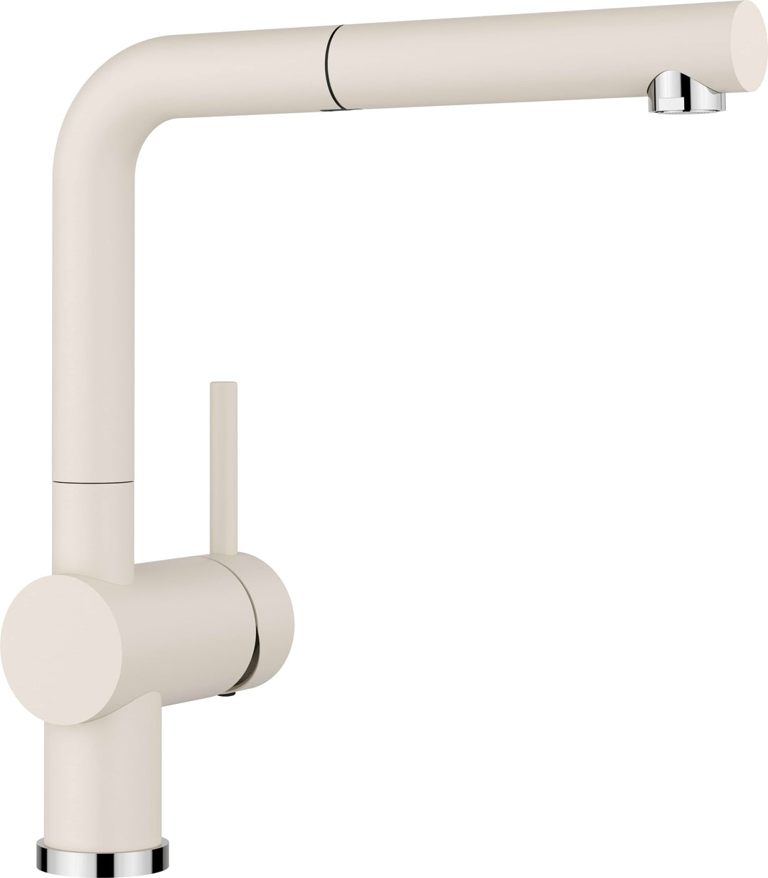 BLANCO LINUS-S softweiss | Hochdruck | Mit herausziehbarem Schlauch | Rückflussverhinderer | Keramik