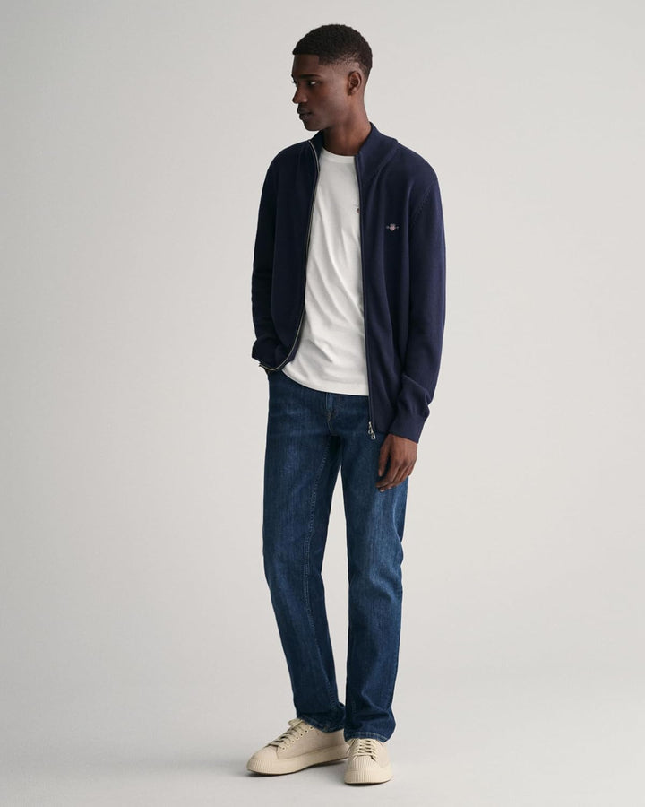 GANT Herren Strickjacke 5XL Blu, 5XL Blu
