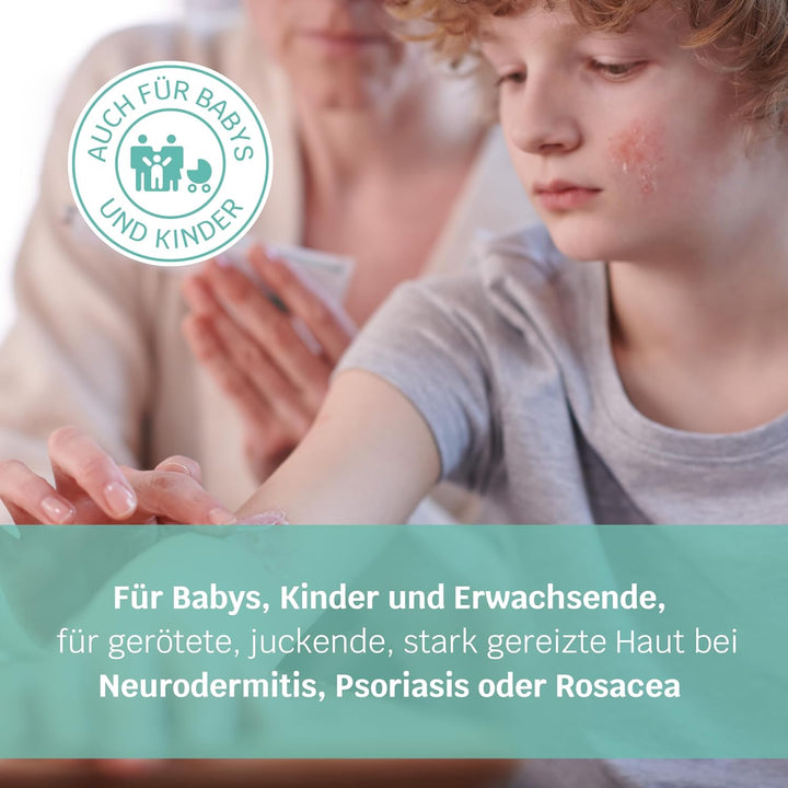 SIRIDERMA Aufbau-Pflegecreme PLUS| Creme für juckende und gereizte Haut bei Neurodermitis und Psoria