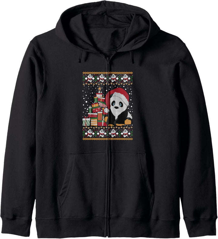 Panda Lover Gifts Animal Panda Ugly Sweater Christmas Xmas Kapuzenjacke