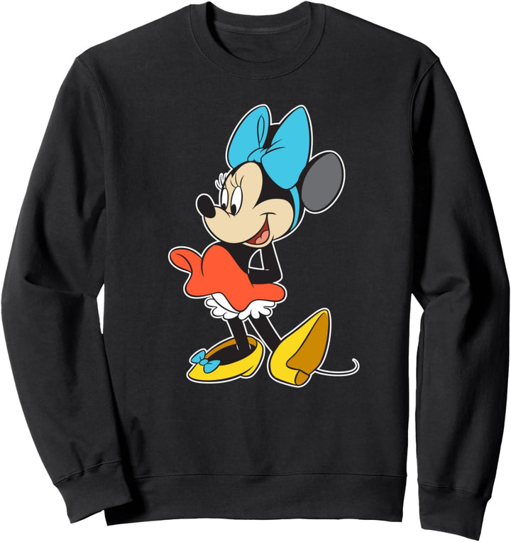 Disney Minnie Mouse with Blue Bow Sweatshirt