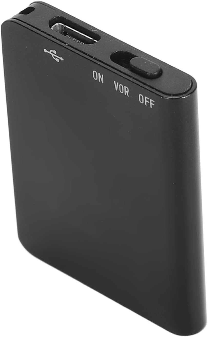 Sprachaktivierter Recorder, Sprachaufzeichnungsgerät aus Aluminiumlegierung, HD-Rauschunterdrückung,