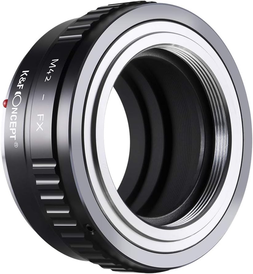 K&F Concept M42-FX II Kupfer-Bajonett Objektiv Adapterring,Objektivadapter,Adapter Fuji,Adapter Ring