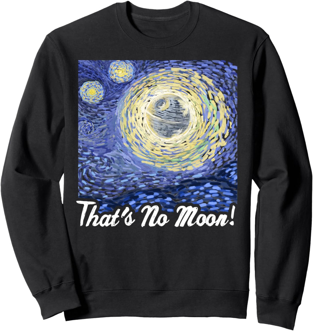 Star Wars Death Star That's No Moon Painting Sweatshirt