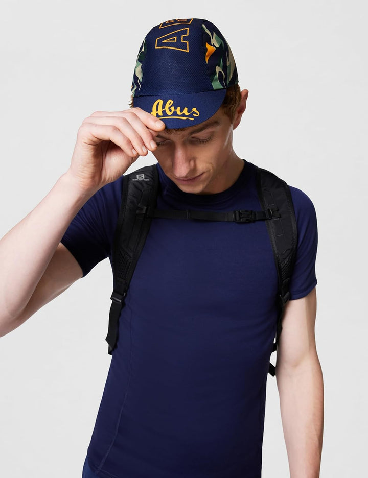ABUS Race Cap - stylische Cycling Cap mit Sweatband - Schutz vor Sonne, Insekten und Schweiss - pass