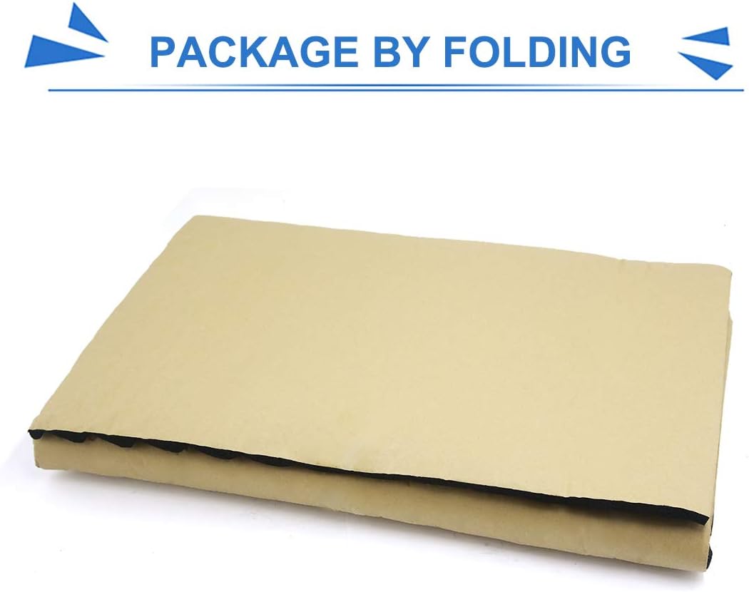 sourcing map 1.5㎡ 10mm Tonstudio Akustikschaum Schallschutz Isolierung Schalldämmung Akustik Matte D