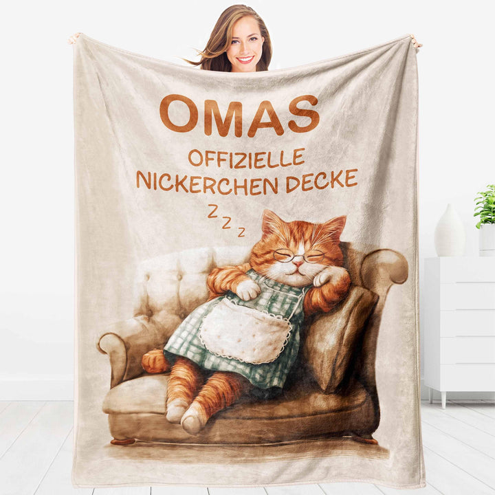 Geschenke für Oma - Kuscheldecke, Beste Oma Geschenk, Geburtstagsgeschenk Geburtstag Muttertagsgesch