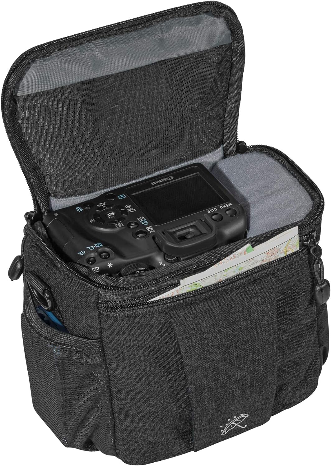 PEDEA DSLR-Kameratasche "Fashion" mit Displayschutzfolie für Panasonic Lumix DMC-G2 / Pentax K-S2 /