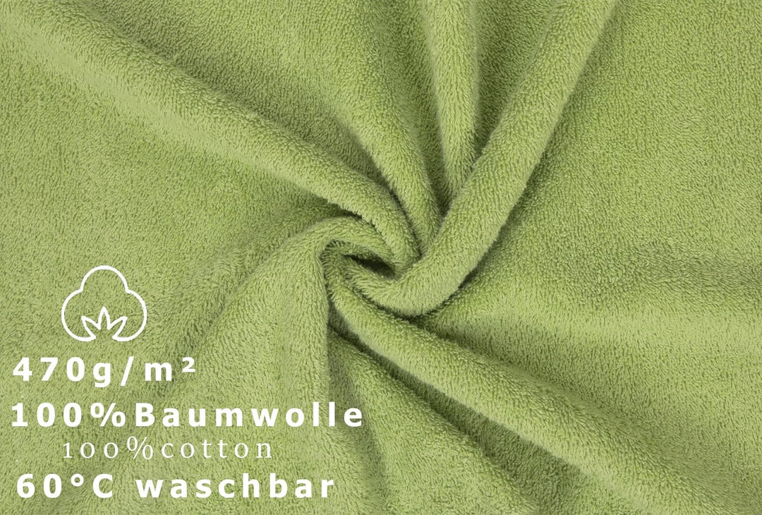 Betz 20 Stück Premium Seifetücher- Seiftuch - Handtücher-Set - Händehandtücher - 30 x 30cm Farbe avo
