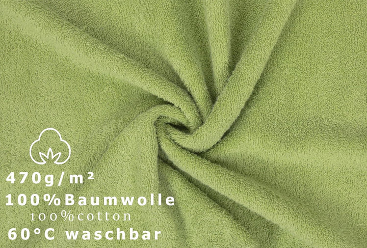 Betz 20 Stück Premium Seifetücher- Seiftuch - Handtücher-Set - Händehandtücher - 30 x 30cm Farbe avo