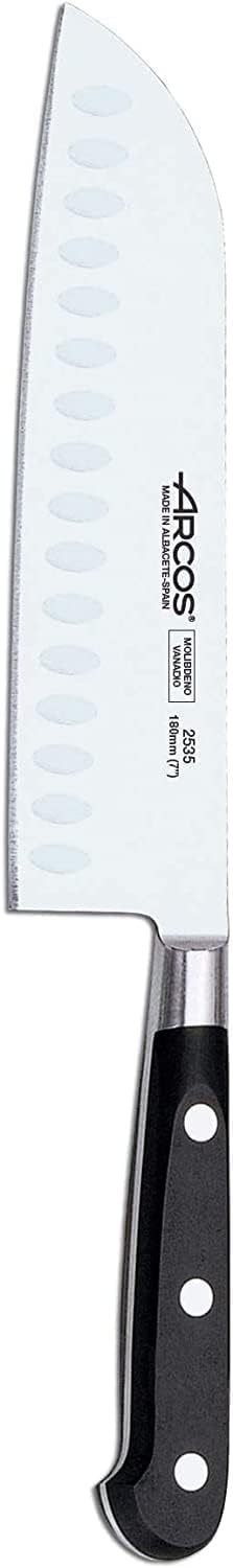 Arcos Serie Lyon - Santoku Messer | Messer Arcos - Klinge aus NITRUM geschmiedetem Edelstahl 180 mm