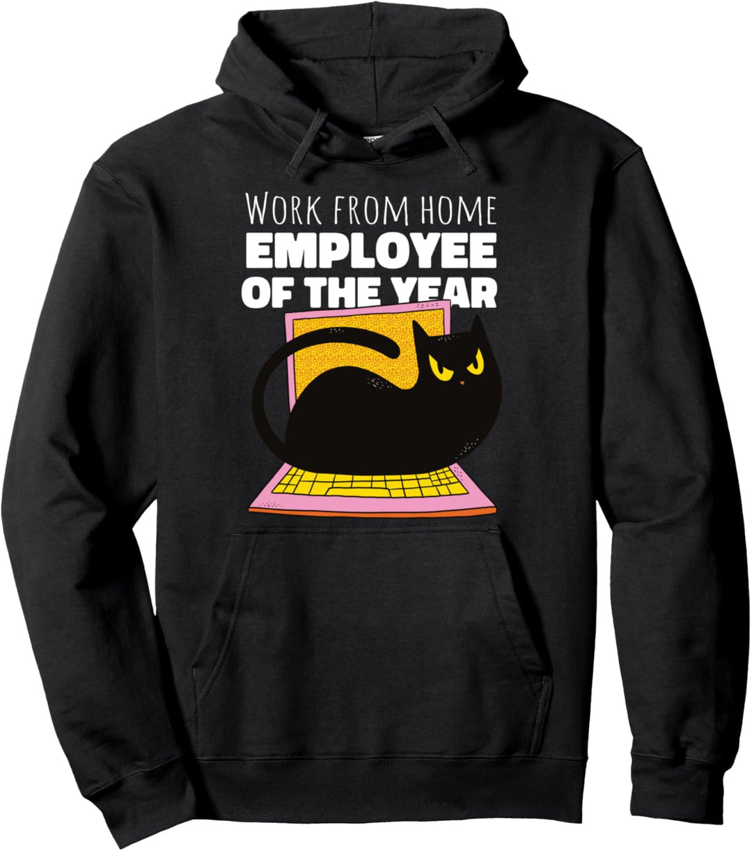 Arbeit von zu Hause aus Mitarbeiter des Monats seit März Pullover Hoodie