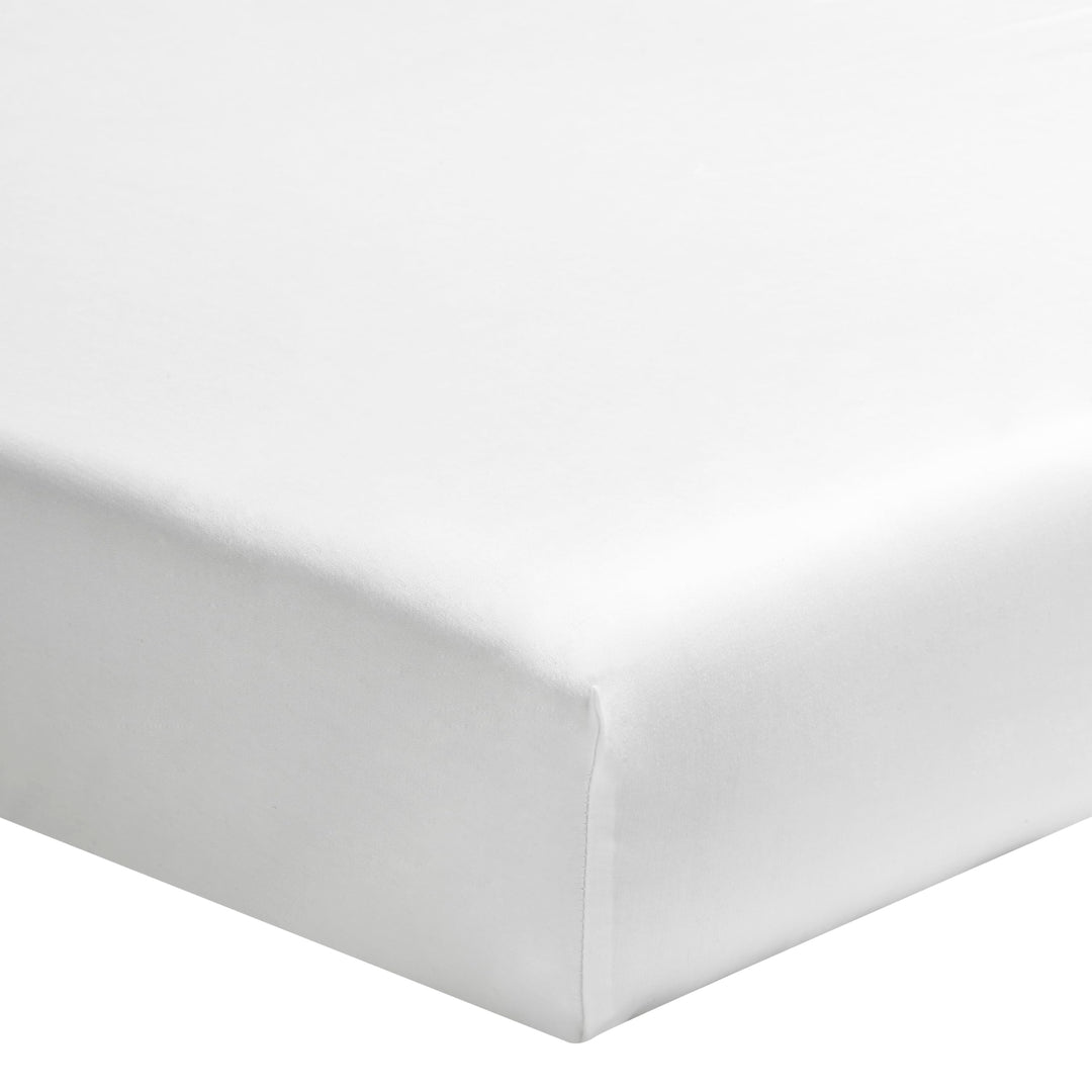 Essix Royal Line Spannbettlaken, Perkal-Baumwolle, weiss, 200 x 200 cm 200 x 200 cm Weiss, 200 x 200