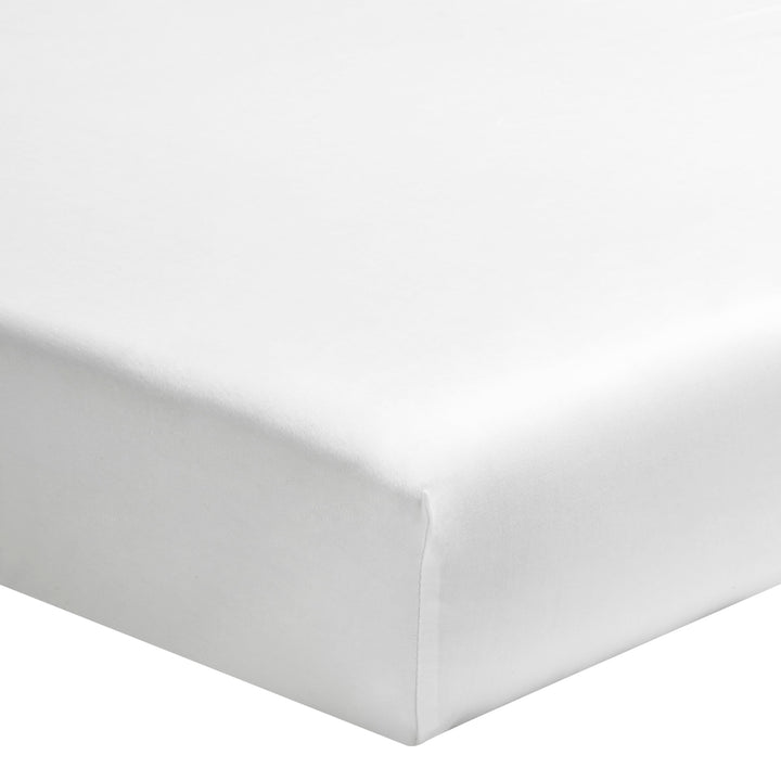 Essix Royal Line Spannbettlaken, Perkal-Baumwolle, weiss, 200 x 200 cm 200 x 200 cm Weiss, 200 x 200